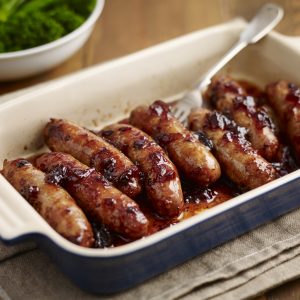 Salsichas com Marmelade de Cebola