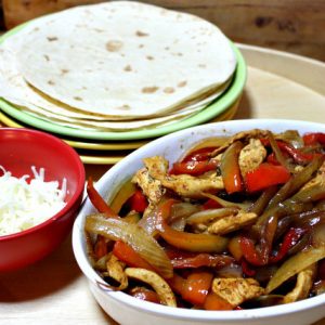 Fajitas de frango