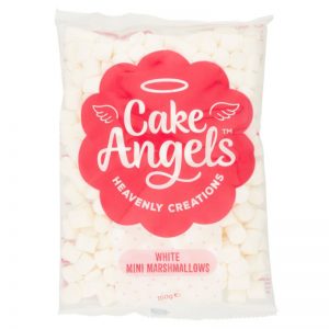 Mini Marshmallows Brancos e Rosas Cake Angels 150g