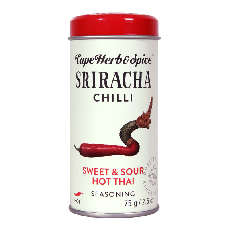 Cape Herb & Spice Sriracha Chilli Seasoning 75g Cape Herb & Spice Sriracha Chilli Seasoning 75g