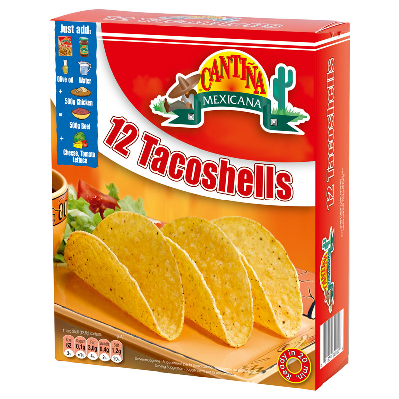 Cantina Mexicana 12 Tacoshells 150g Cantina Mexicana 12 Tacoshells 150g