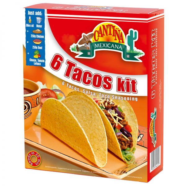 Cantina Mexicana 6 Tacos Kit 195g