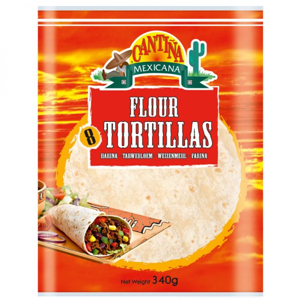 Cantina Mexicana 8 Flour Tortillas 340g