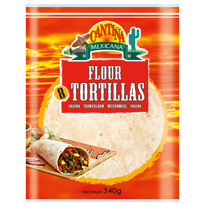 Cantina Mexicana 8 Flour Tortillas 340g Cantina Mexicana 8 Flour Tortillas 340g