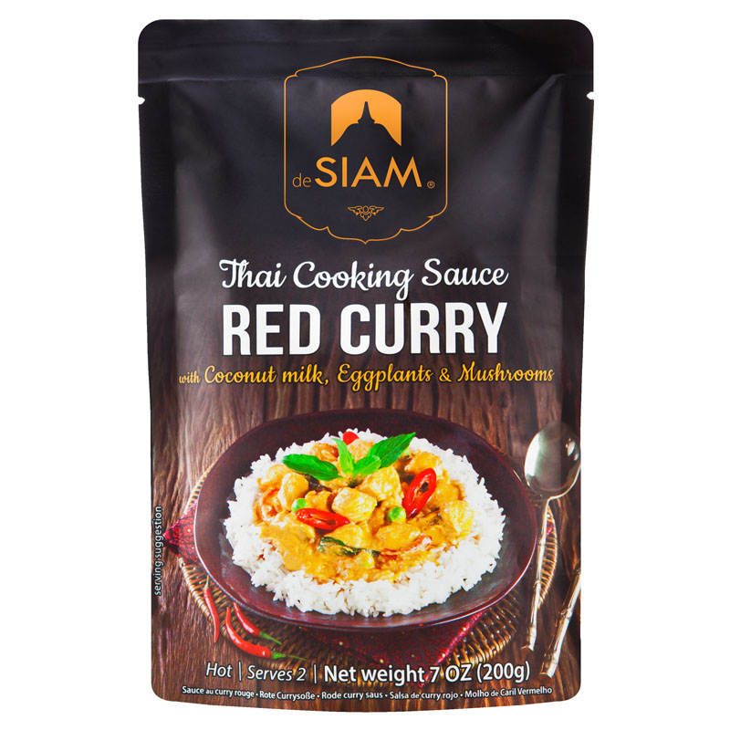 deSIAM Thai Cooking Sauce Red Curry 200g deSIAM Thai Cooking Sauce Red Curry 200g