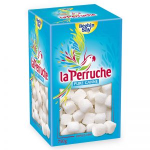 Açúcar de Cana Branco em Cubos Irregulares La Perruche 750g