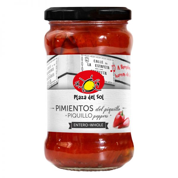 Plaza del Sol Whole Piquillo Peppers 290g