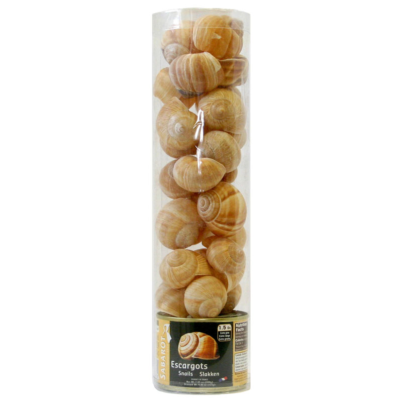 Caracóis Helix Lucorum com Conchas Sabarot 380g Caracóis Helix Lucorum com Conchas Sabarot 380g