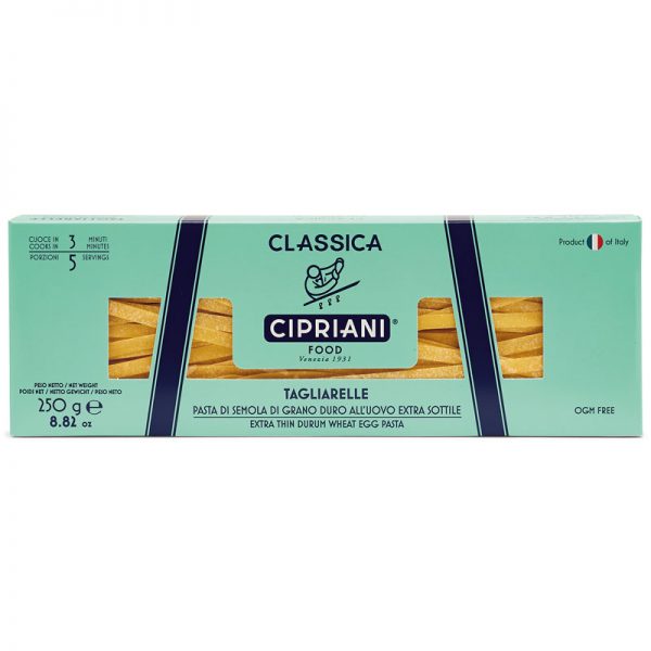 Cipriani Tagliarelle - Extra Thin Durum Wheat Egg Pasta 250g