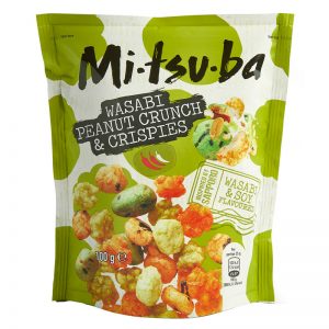 Mitsuba Wasabi Peanut Crunch & Crispies 100g