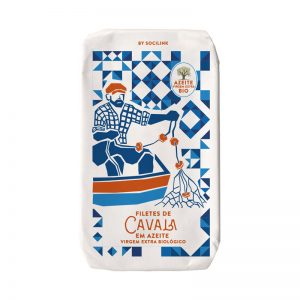 bySocilink Mackerel Fillets in Organic Extra Virgin Olive Oil 120g