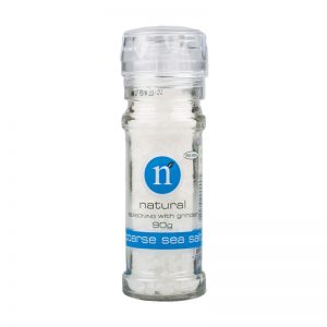 NATURAL Natural Coarse Sea Salt Small Grinder 110g