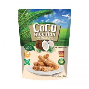 Rolo Crocante de Coco e Arroz ThaiHa 100g