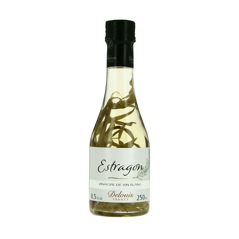 Vinagre de Vinho Branco com Estragão Delouis 250ml Vinagre de Vinho Branco com Estragão Delouis 250ml