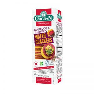 Orgran Beetroot and Turmeric Wafer Crackers 100g