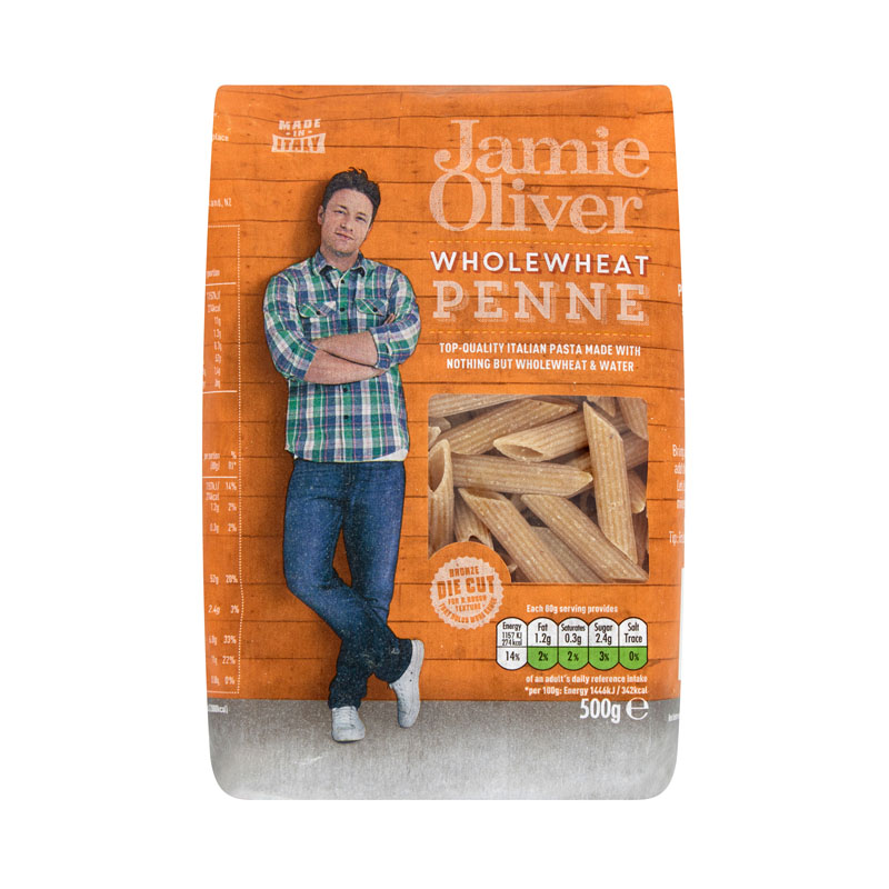 Massa Integral Penne Jamie Oliver 500g Massa Integral Penne Jamie Oliver 500g