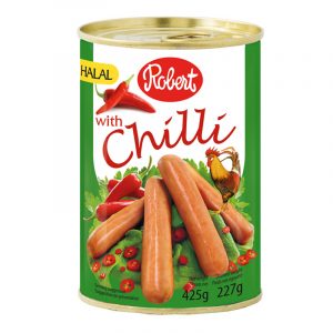 Robert Halal Chicken&Chilli Sausages 425g