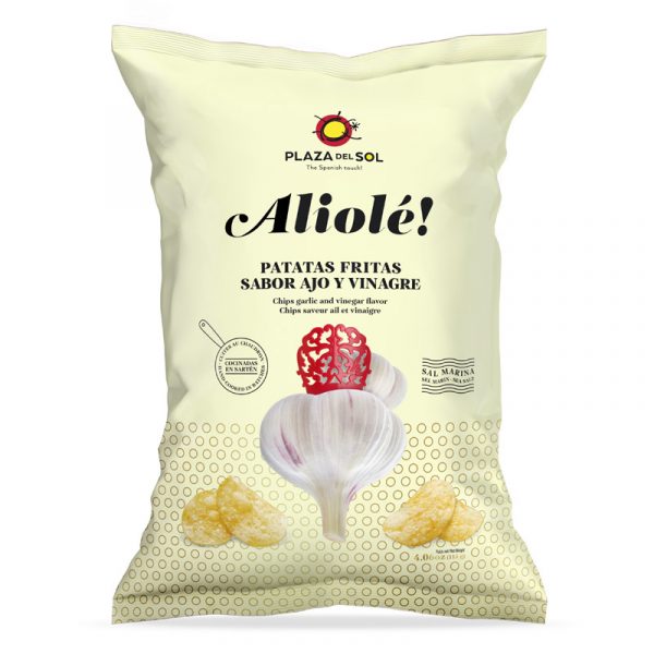 Plaza del Sol Potato Chips Aliolé (garlic and vinegar flavor) 115g