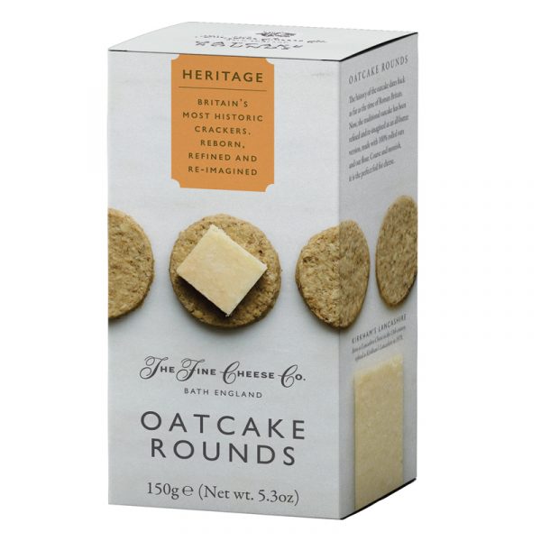 Crackers Oatcake Rounds Heritage The Fine Cheese Co. 150g