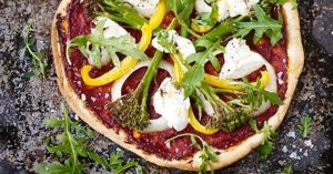 Pizza de Queijo de Cabra