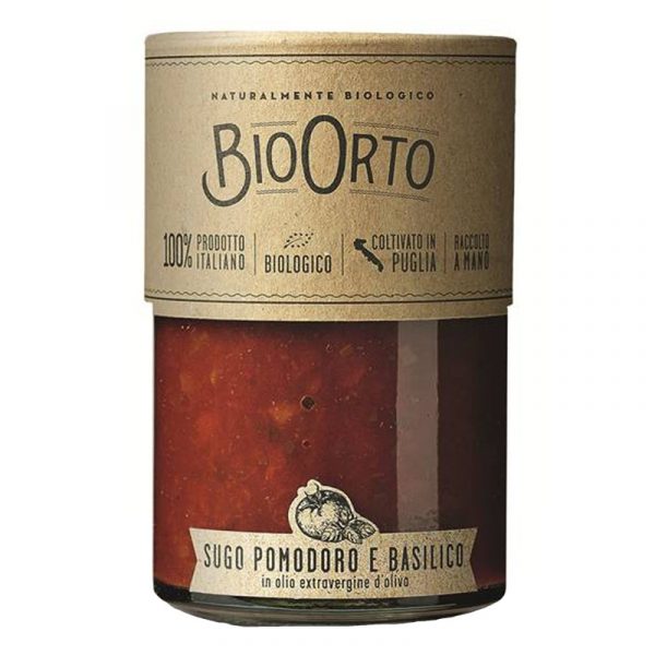 Molho de Tomate com Manjericão Biológico BioOrto 350g