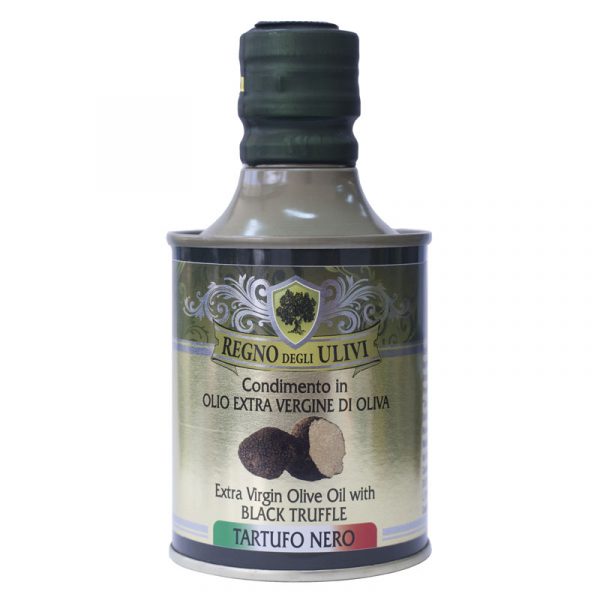Regno degli Ulivi Olive Oil Dressing with Black Truffle Tin 250ml