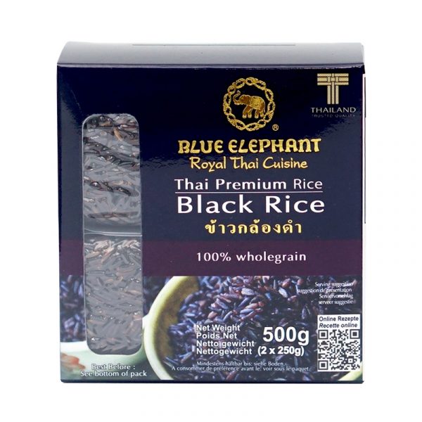 Arroz Negro Thai Blue Elephant 500g