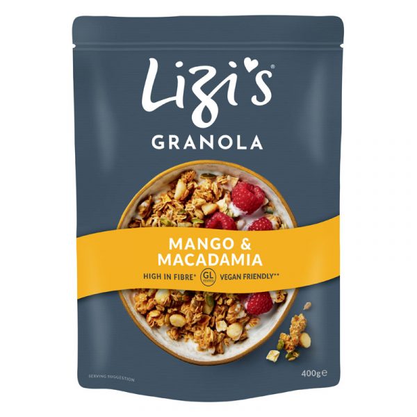 Lizis Mango Macadamia Granola 400g