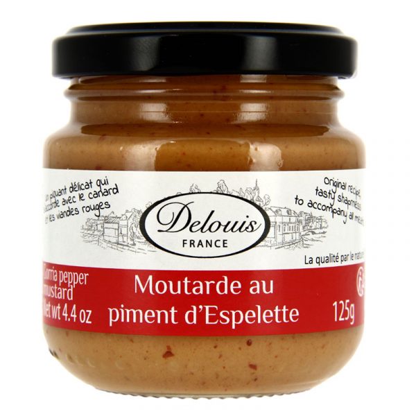 Delouis Mustard with Espelette Pepper 125g