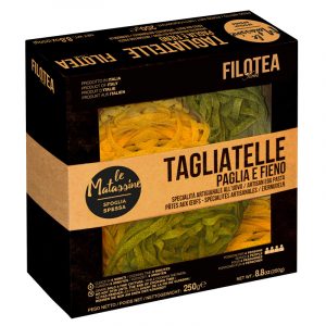 Filotea Yellow and Green Tagliatelle Pasta 250g