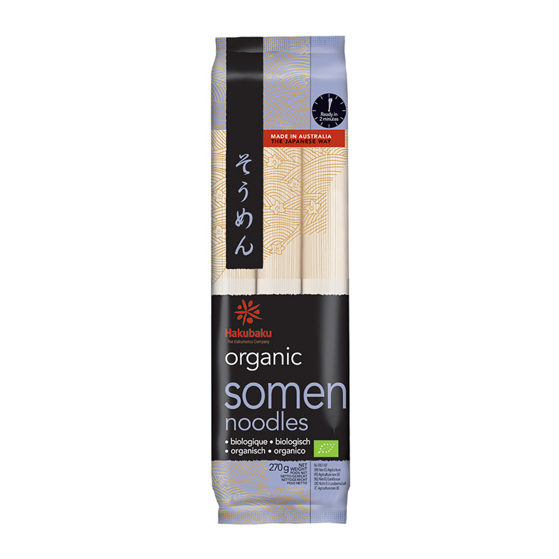 Hakubaku Japanese Organic Somen Noodles 270g Hakubaku Japanese Organic Somen Noodles 270g