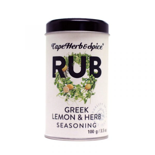 Cape Herb & Spice Greek Lemon & Herb Rub Seasoning 100g