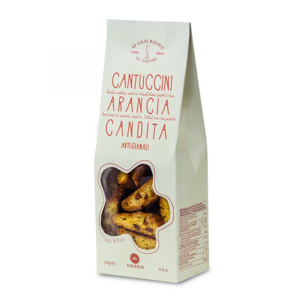 Deseo Cantuccini with Candied Orange 250g