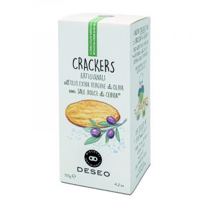 Crackers de Azeite Virgem Extra com Sal Marinho Deseo 120g