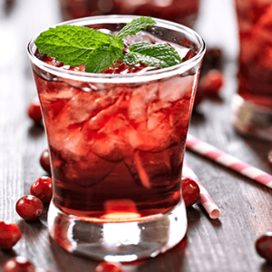 Red Fruit Cocktail and Tonic Water