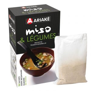 Sopa Miso Legumes (3 saquetas para 20cl) Ariake 36g
