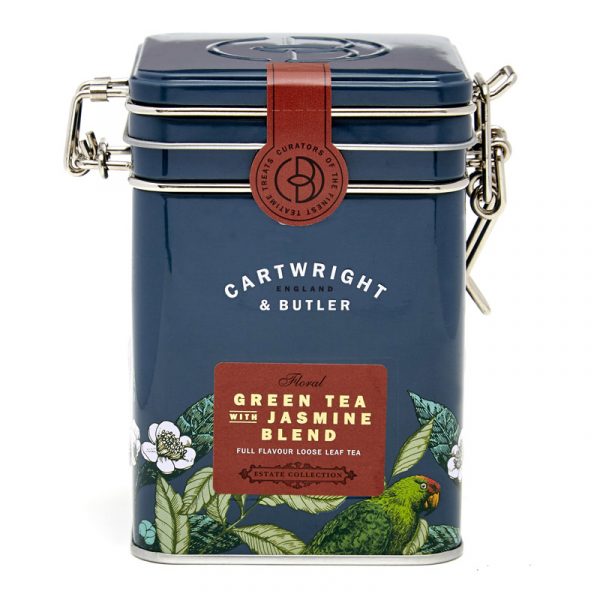 Cartwright & Butler Green Tea & Jasmine Blend Loose Leaf Tea Caddy 70g