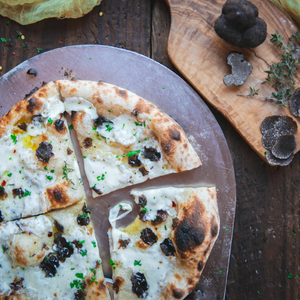 Pizza with truffles