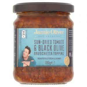 Jamie Oliver Tomato & Black Olive Bruschetta Topping 180g