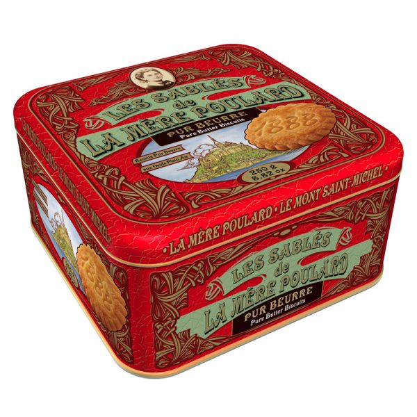 La Mère Poulard Sablés French Butter Biscuits in Tin 250g