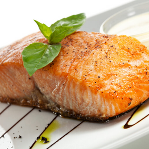 Baked Salmon with Honey and Balsamic Vinegar
