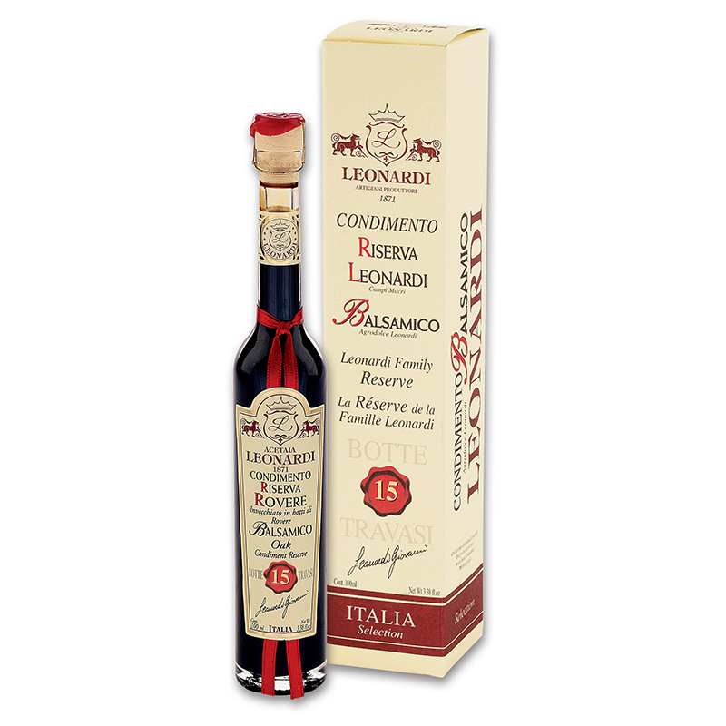 Leonardi Family Reserve 15 Years Balsamic Condiment 100ml Leonardi Family Reserve 15 Years Balsamic Condiment 100ml