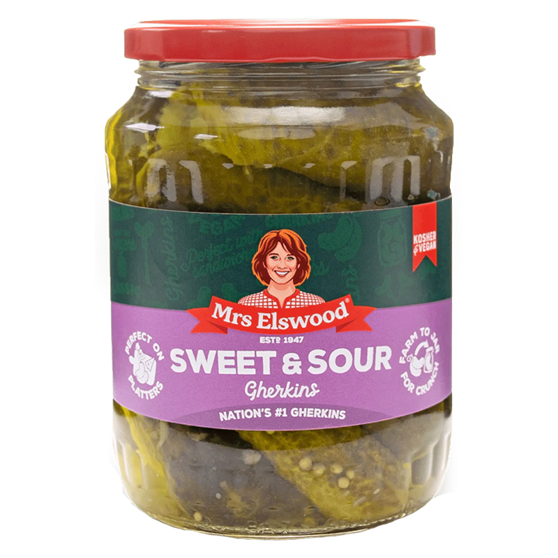 Mrs Elswood Sweet Sour Cucumbers 670g Mrs Elswood Sweet Sour Cucumbers 670g