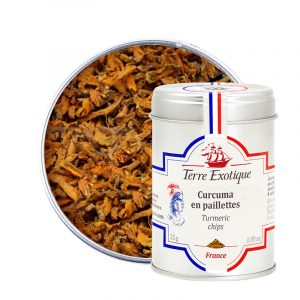 Terre Exotique Turmeric Flakes from France  25g