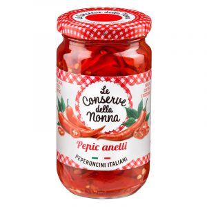 Le Conserve della Nonna Sliced Italian Peperoncino Chilli Peppers 190g