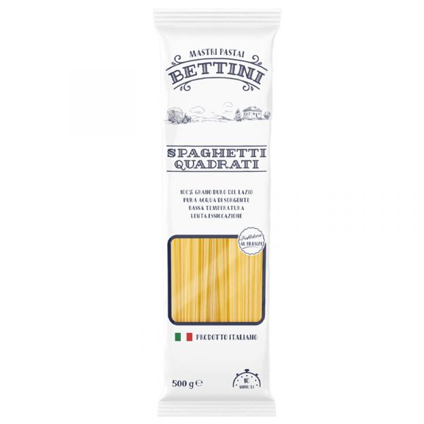 Mastri Pastai Bettini Spaghetti Quadrati Pasta 500g