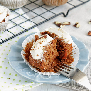 Carrot and Maple Syrup Cupcakes
