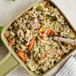 Spring rice with meat