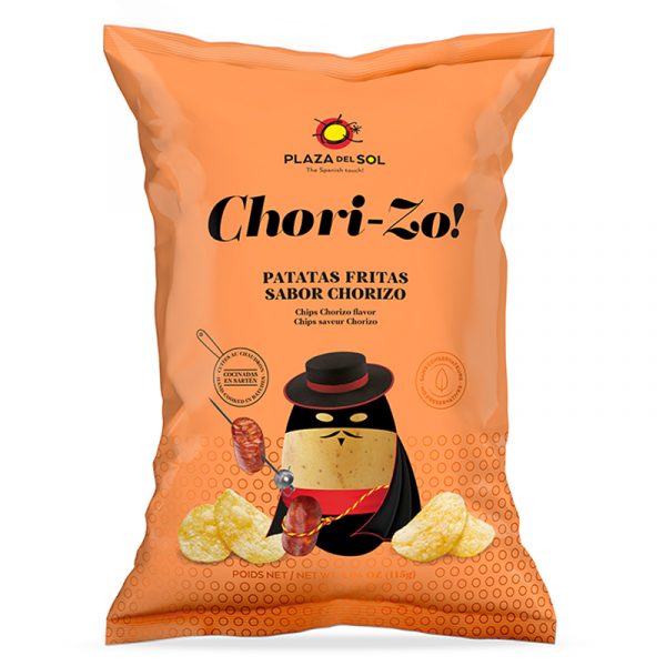 Plaza del Sol Potato Chips with Chorizo Flavor 115g