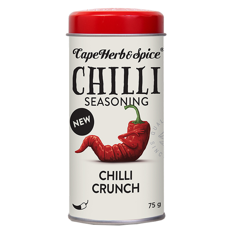 Cape Herb & Spice Chilli Crunch Chilli Seasoning 75g Cape Herb & Spice Chilli Crunch Chilli Seasoning 75g
